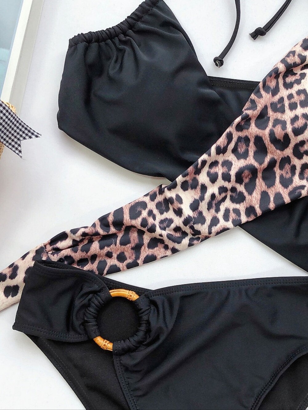 Sunlit Siren Bikini Set - Black Leopard - Picture 4 of 6